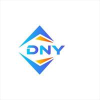 dny resumen tecnología logo diseño en blanco antecedentes. dny creativo iniciales letra logo concepto. vector