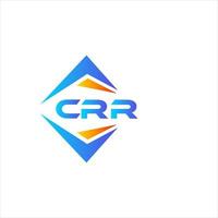 CRR abstract technology logo design on white background. CRR creative initials letter logo concept. vector