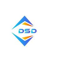 DSD abstract technology logo design on white background. DSD creative initials letter logo concept. vector