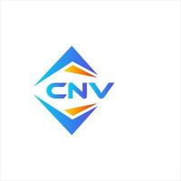CNV abstract technology logo design on white background. CNV creative initials letter logo concept. vector