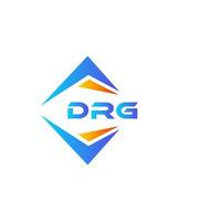 drg resumen tecnología logo diseño en blanco antecedentes. drg creativo iniciales letra logo concepto. vector