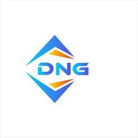 DNG abstract technology logo design on white background. DNG creative initials letter logo concept. vector