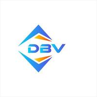 dbv resumen tecnología logo diseño en blanco antecedentes. dbv creativo iniciales letra logo concepto. vector