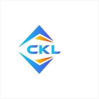 CKL abstract technology logo design on white background. CKL creative initials letter logo concept. vector