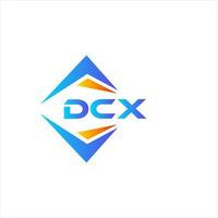 DCX abstract technology logo design on white background. DCX creative initials letter logo concept. vector