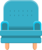 Comfortable sofa isolated png