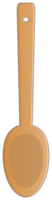 cucchiaio di legno isolato png