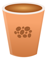 café bebida pegatina png