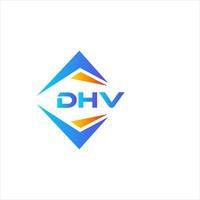DHV abstract technology logo design on white background. DHV creative initials letter logo concept.DHV abstract technology logo design on white background. DHV creative initials letter logo concept. vector