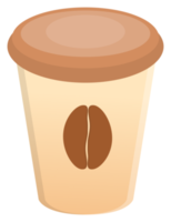 adesivo de xícara de café png