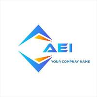 AEI abstract technology logo design on white background. AEI creative initials letter logo concept. vector