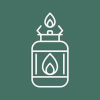 Camping Gas Vector Icon