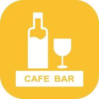 Unique Drinks Cafe Vector Icon