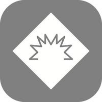 Danger of Welding Flash Vector Icon