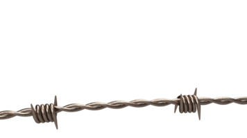 The  barbed wire png image