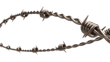 The  barbed wire png image