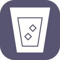 Unique White Russian Drink Vector Icon