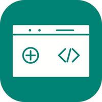 Unique Clean Code Vector Icon