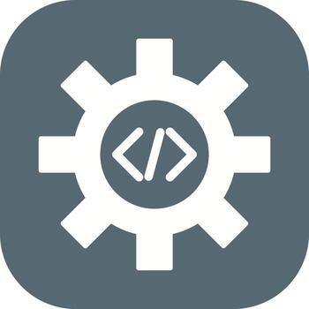 Unique Code Optimization Vector Icon