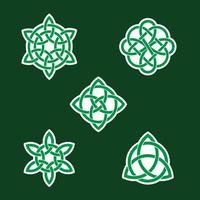 Irish Celtic knot vector stickers