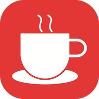 Unique Hot Coffee Vector Icon