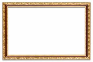 Frame photo on isolated white white drop shadow.