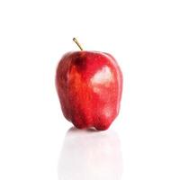 fresh apple on isolated white background photo