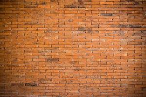 Red brick wall background and texture photo