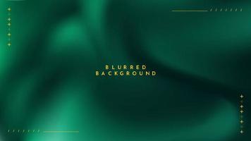 Green Gradient Blur Abstract background vector