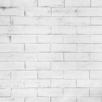 white brick wall background and texture photo