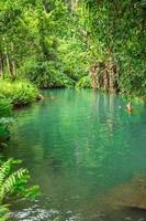 Blue lagoon, Vang vieng, Laos photo