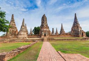 wat chaiwatthanaram templo ayutthaya Tailandia ayutthaya histórico parque foto