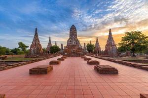 wat chaiwatthanaram templo ayutthaya Tailandia ayutthaya histórico parque foto