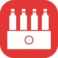 Unique Pack of Beers Vector Icon