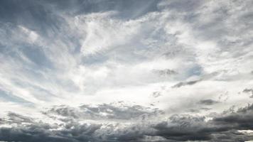 Rainclouds or Nimbus in rainy season photo