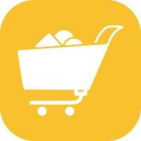 Unique Shopping Cart II Vector Icon