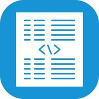 Piece of Code Vector Icon