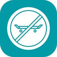 No Skating Vector Icon