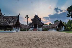 Wat Ton Kain, Old wooden temple in Chiang Mai Thailand. photo