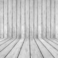 White wood perspective background for room interior photo