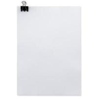 Bank white paper on isolated white with clipping path. photo