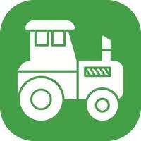 icono de vector de tractor