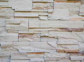 pattern of decorative slate stone wall surface photo