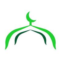 mosque logo illustration vector