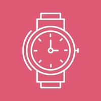 icono de vector de reloj de pulsera