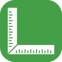 square Ruler Vector Icon