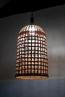 beautiful hanging light bulb lamp photo