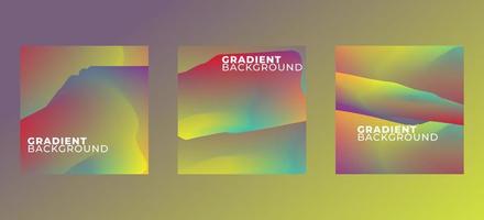 Abstract gradient background for poster free vector