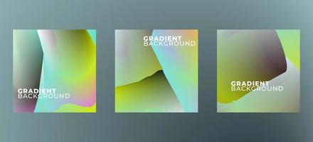 Abstract gradient background for poster free vector