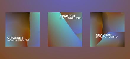 Abstract gradient background for poster free vector